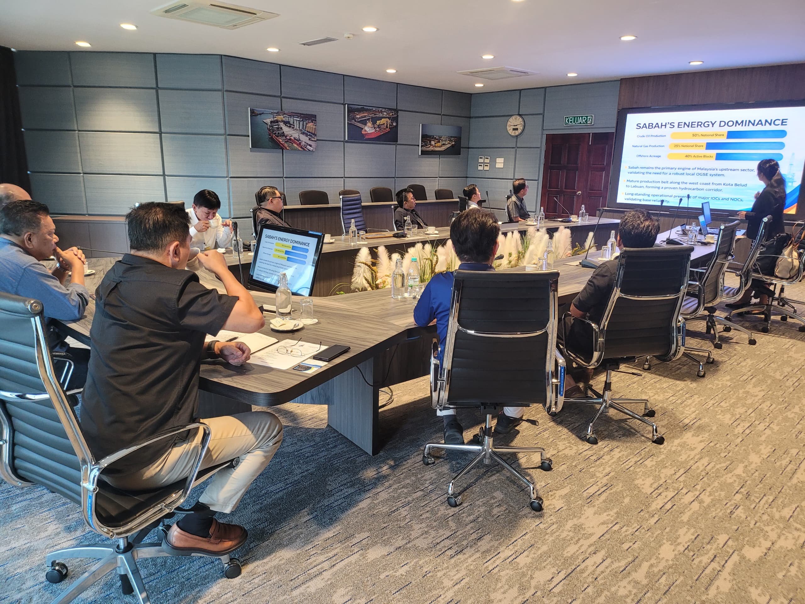 OGSE Sabah 2026 courtesy visit to Asian Supply Base Labuan